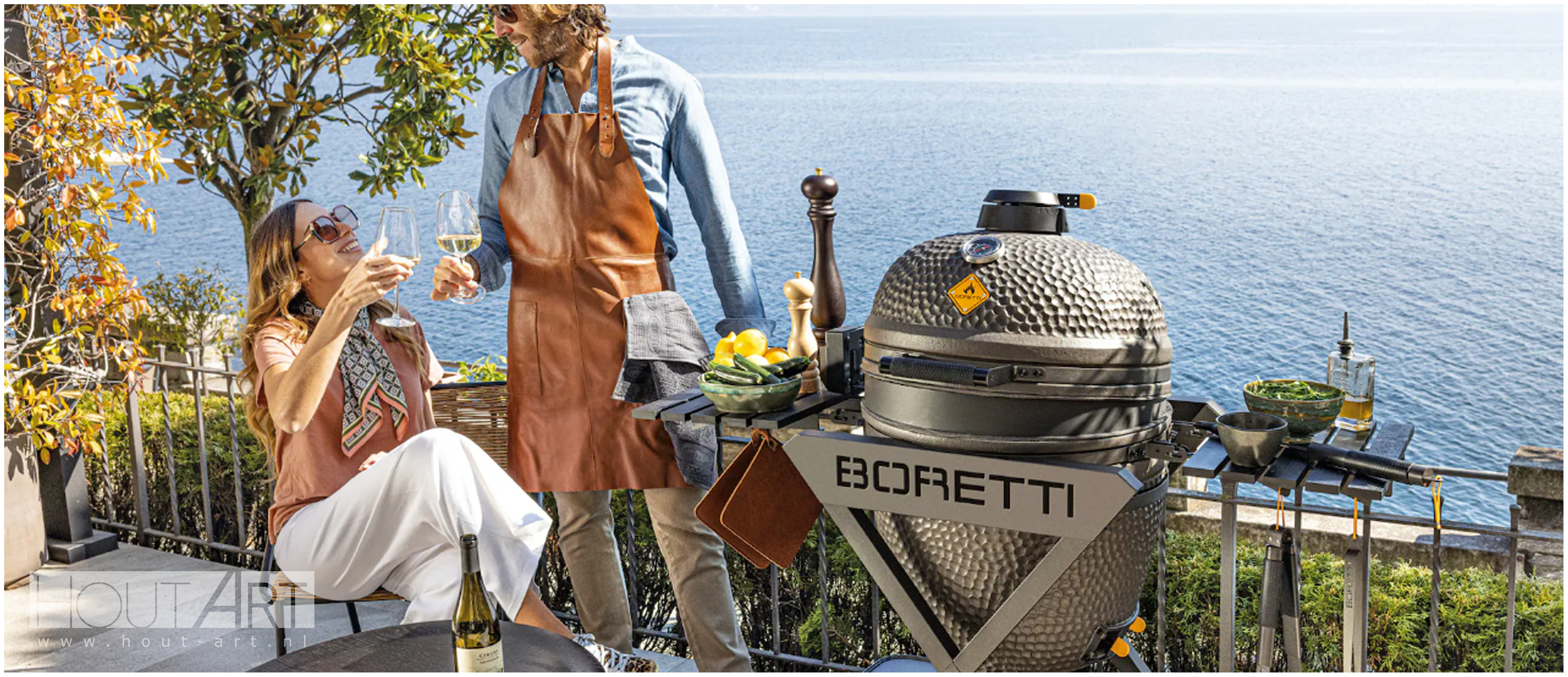 vasteland geduldig last Boretti BBQs: BBQ / Egg Boretti Ceramica Large