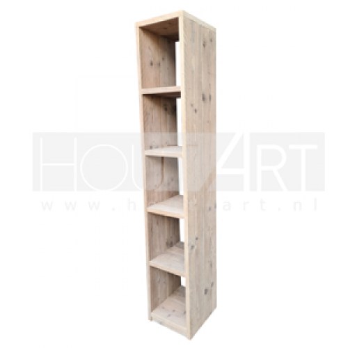 kast boekenkast vakkenkast nieuw steigerhout basic  hout-art